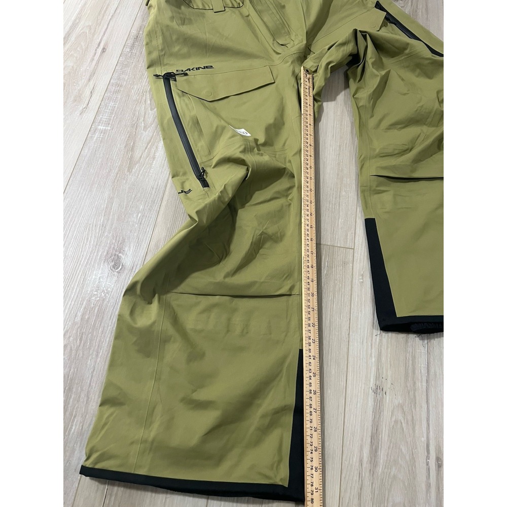 DAKINE Sender Stretch 3L Pant Mens Size XL Earth Green Drawstrings.. - Picture 6 of 10